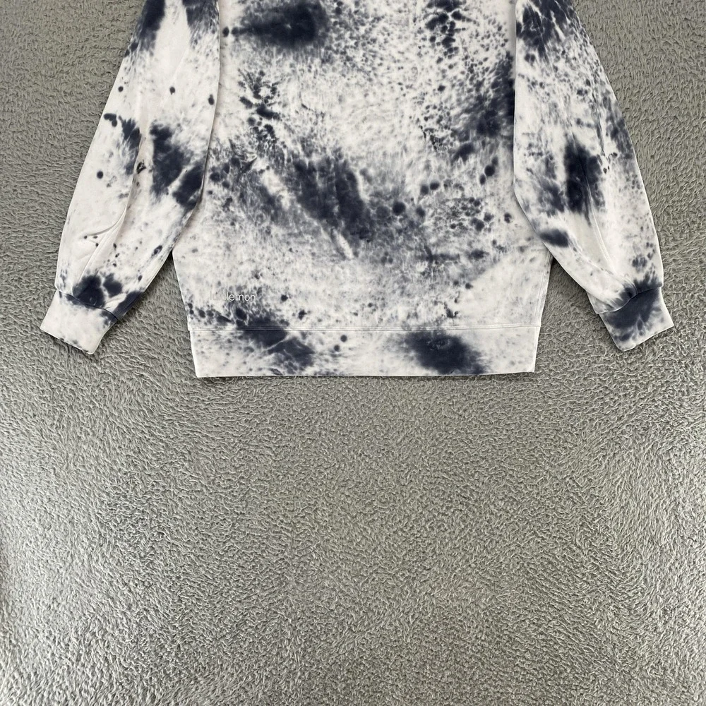 Lululemon Perfectly Oversized Sweatshirt Womens 4‎ Tie Dye Marble Relaxed Terry